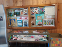 National Quilt Month Library Display