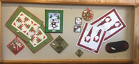 National Quilt Month Library Display