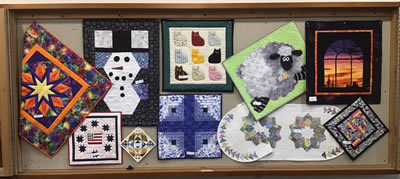 National Quilt Month Library Display