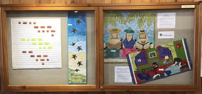 National Quilt Month Library Display